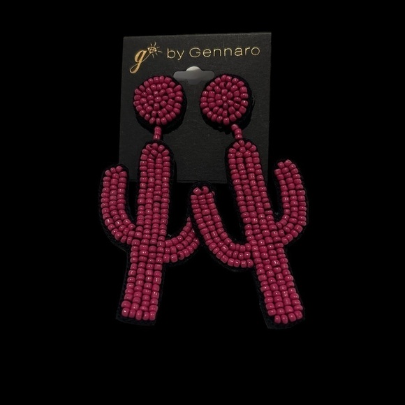 By Gennaro Cactus Pierced Earrings - Picture 6 of 7